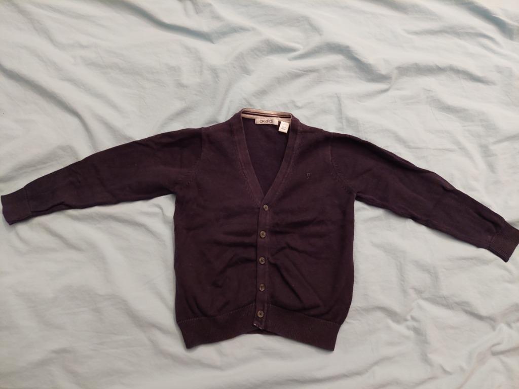 Gilet 3 ans OKAIDI bleu marine, Garçon ou Fille, Enlèvement, Utilisé, Pull ou Veste
