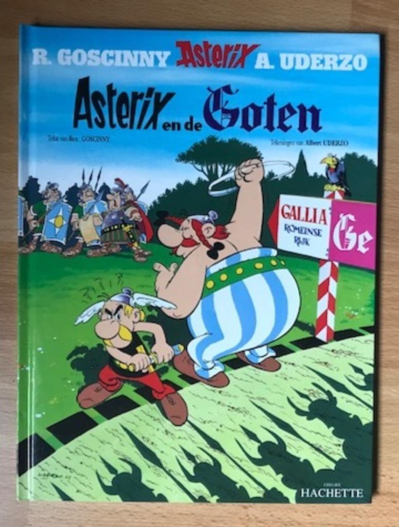ASTERIX EN DE GOTEN - HARD COVER GOSCINNY UDERZO HACHETTE, Enlèvement ou Envoi, Une BD, Comme neuf, Goscinny - Uderzo