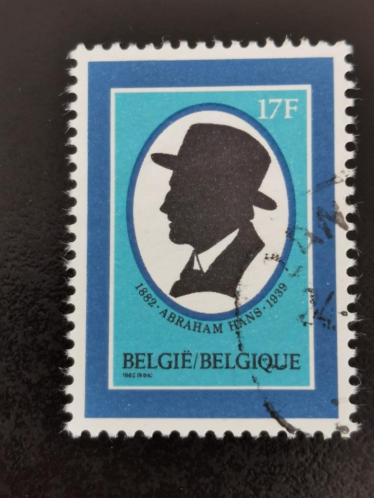 Belgie 1982 - 100 jaar volksschrijver Abraham Hans, Ophalen of Verzenden, Gestempeld