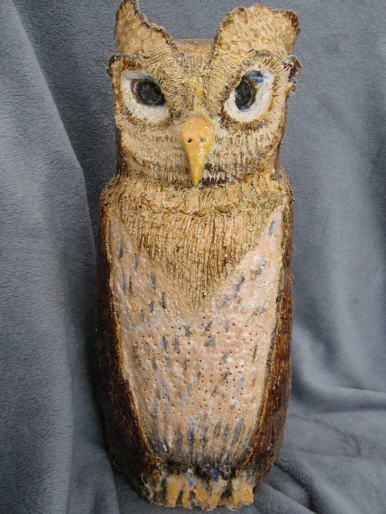 Prachtig keramiekbeeld Magrobe "Roze uil", Antiek en Kunst, Kunst | Beelden en Houtsnijwerken, Ophalen