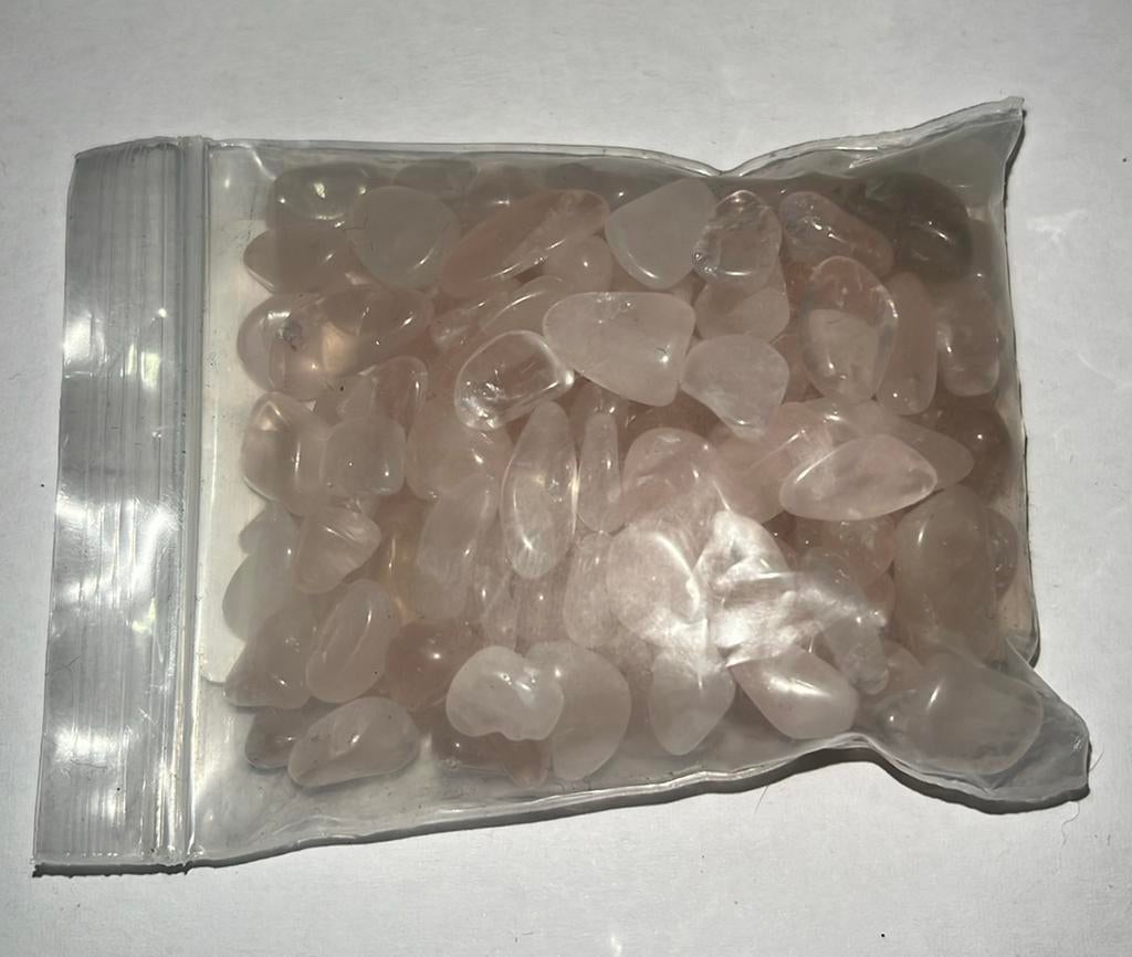 Zakje RozenKwarts - 60gram totaal, Ophalen of Verzenden