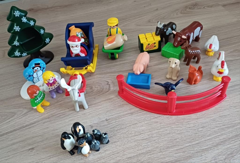 Playmobil (calendrier de l'avent), Enlèvement ou Envoi, Comme neuf, Playmobil en vrac