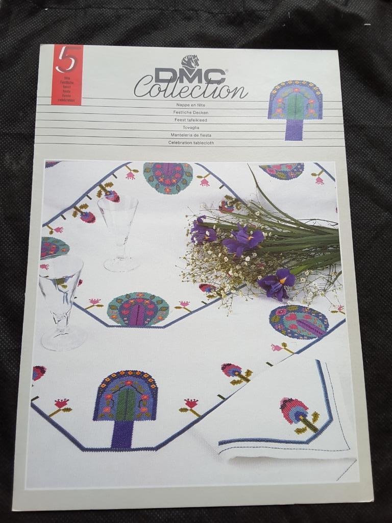 feuillet DMC collection n° 5 nappe en fête, Hobby & Loisirs créatifs, Enlèvement ou Envoi, Neuf