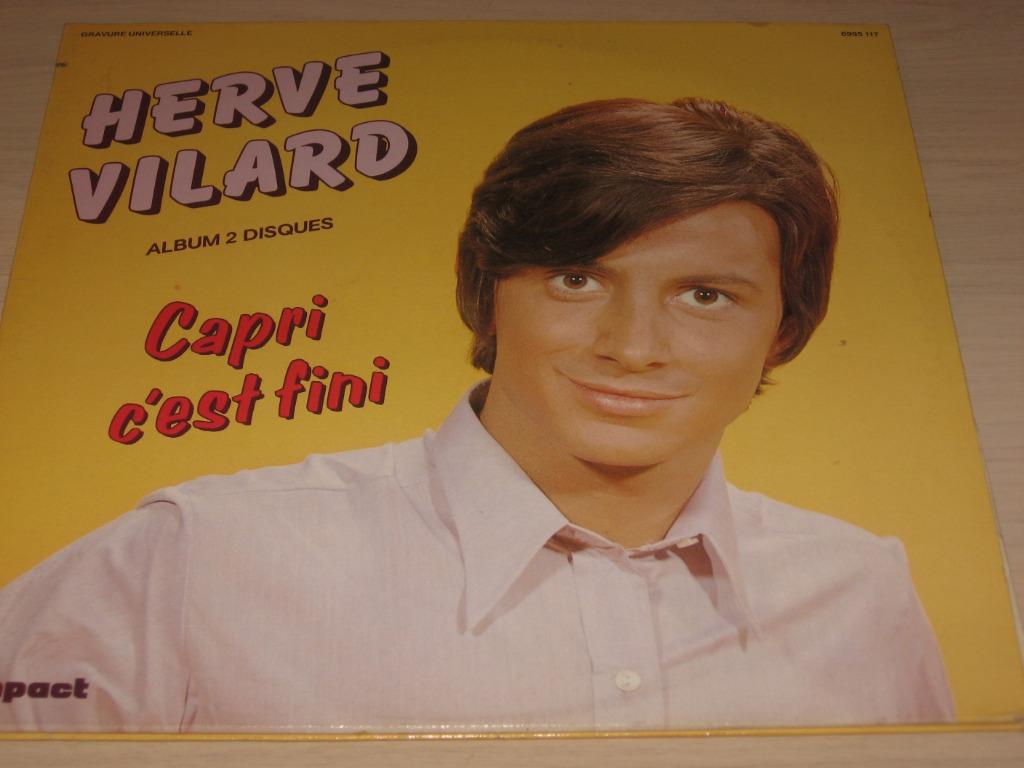 Double disque vinyl 33 tours Hervé Vilard capri c'est fini, Enlèvement ou Envoi, Comme neuf