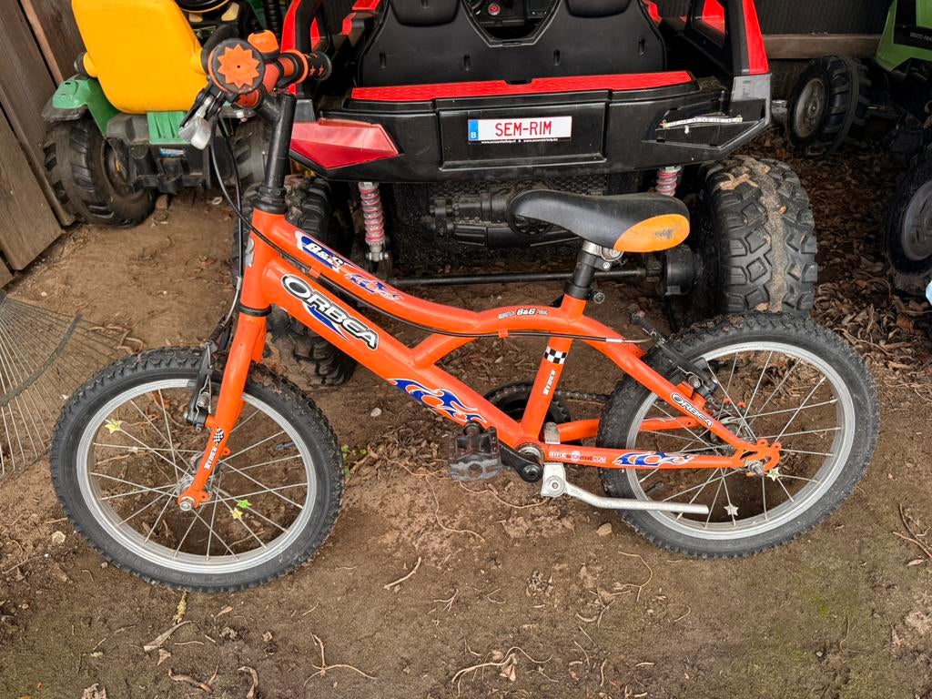 Kinderfiets Orbea 16 inch, Vélos & Vélomoteurs, Enlèvement, Comme neuf