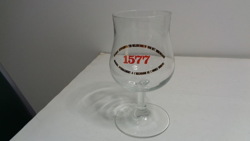 Bierglas1570 gebrouwen ter gelegenheid van het Rubensjaar, Enlèvement ou Envoi, Comme neuf, Verre ou Verres, Autres marques