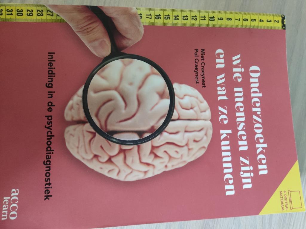Onderzoeken wie mensen zijn en wat ze kunnen. Acco learn, Boeken, Studieboeken en Cursussen, Ophalen of Verzenden, Zo goed als nieuw