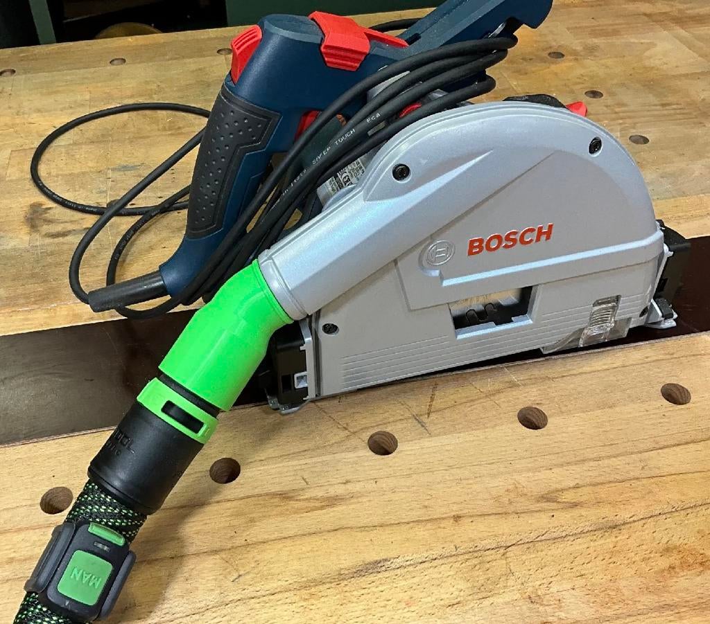 Bosch GKT 55 GCE & GKT13-225 - Festool D27 Adapter, Ophalen of Verzenden, Zo goed als nieuw