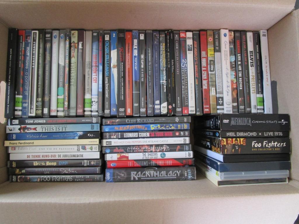 MUZIEK DVD'S - 100 ROCK & POP CONCERT DVD'S, Alle leeftijden, Ophalen of Verzenden, Zo goed als nieuw, Muziek en Concerten