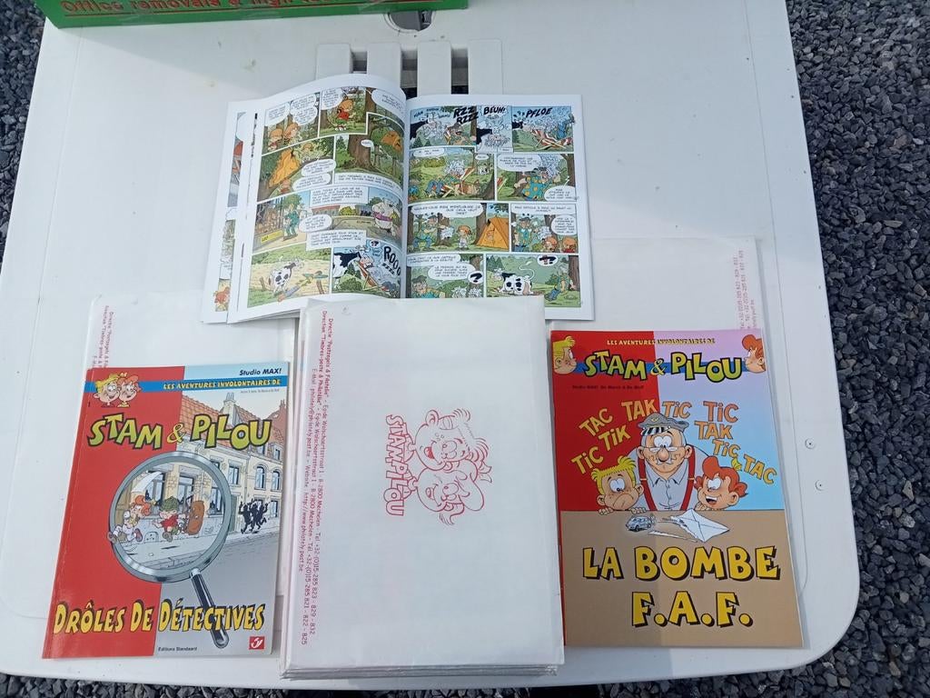 Bande dessinée Stam et Pilou collection complète., Livres, Enlèvement