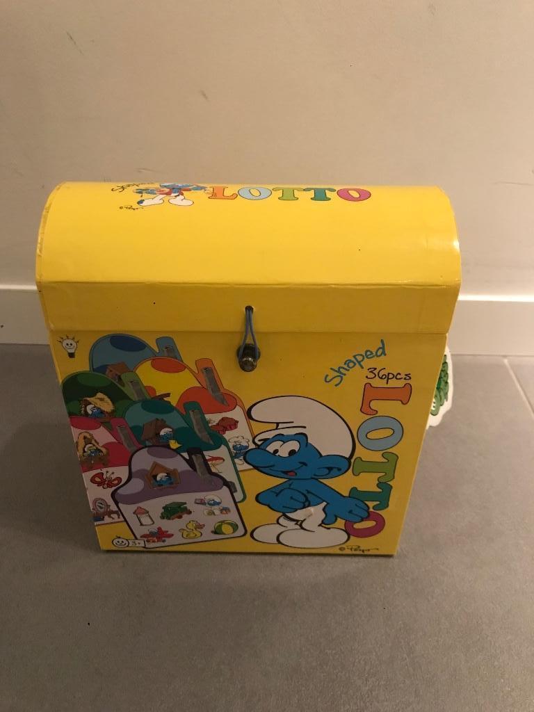 Spel Lotto van smurfen, Een of twee spelers, Ophalen, Gebruikt