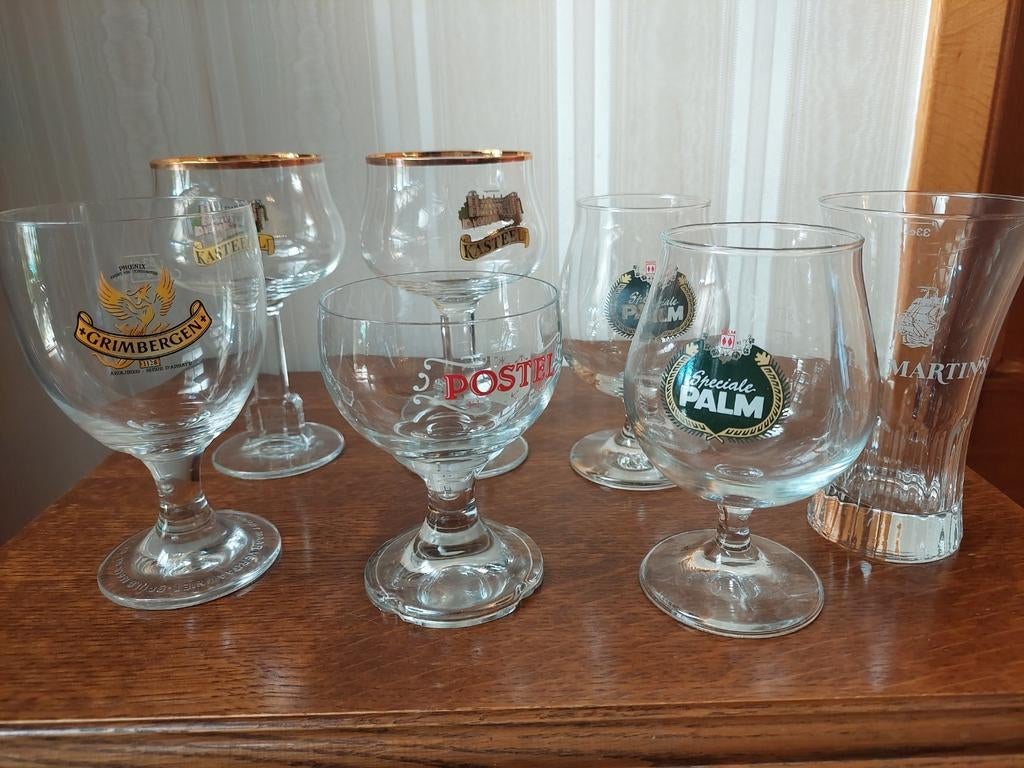 Assortiment bierglazen, Ophalen of Verzenden, Zo goed als nieuw