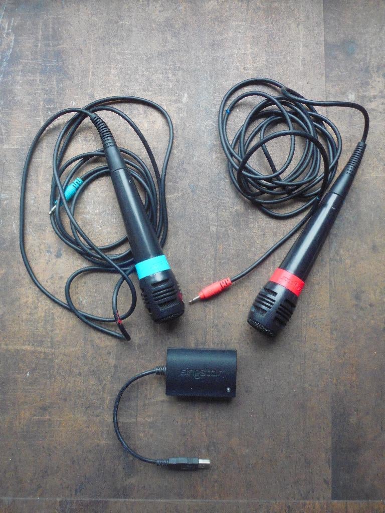 SingStar Micro Set voor PS2 (zie foto's) II, Games en Spelcomputers, Games | Sony PlayStation 2, Muziek, Gebruikt, 2 spelers, Ophalen of Verzenden