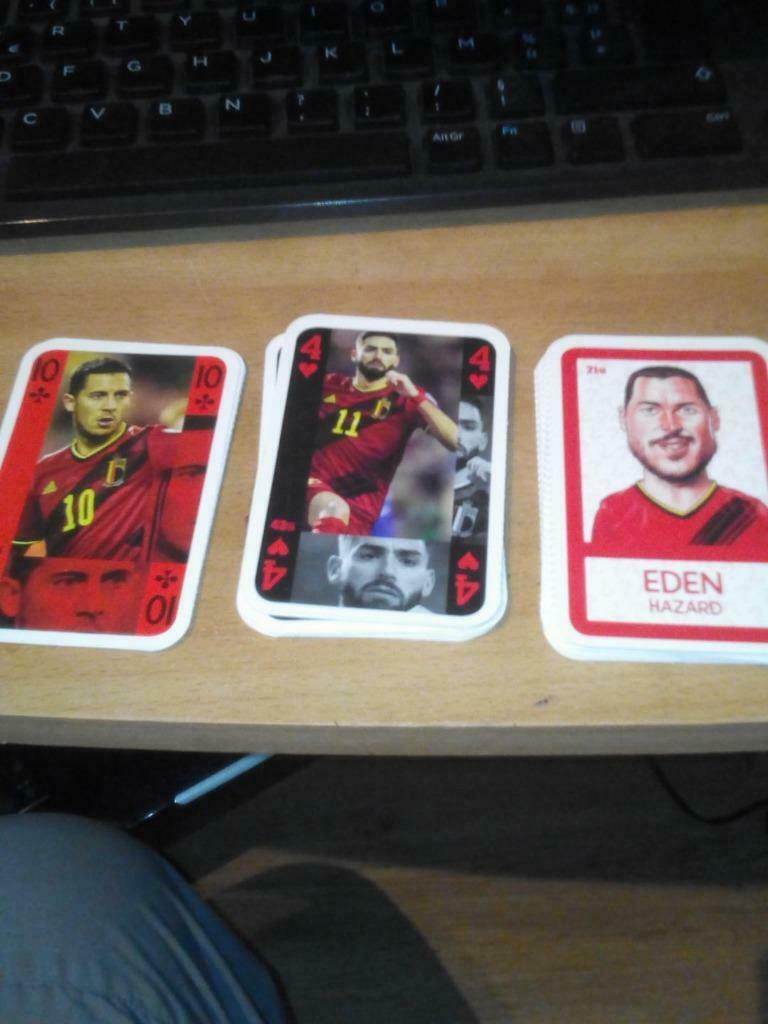 CARTES VIBREZ AVEC LES DIABLES ROUGES CARREFOUR, Enlèvement ou Envoi, Comme neuf, Cartes en vrac