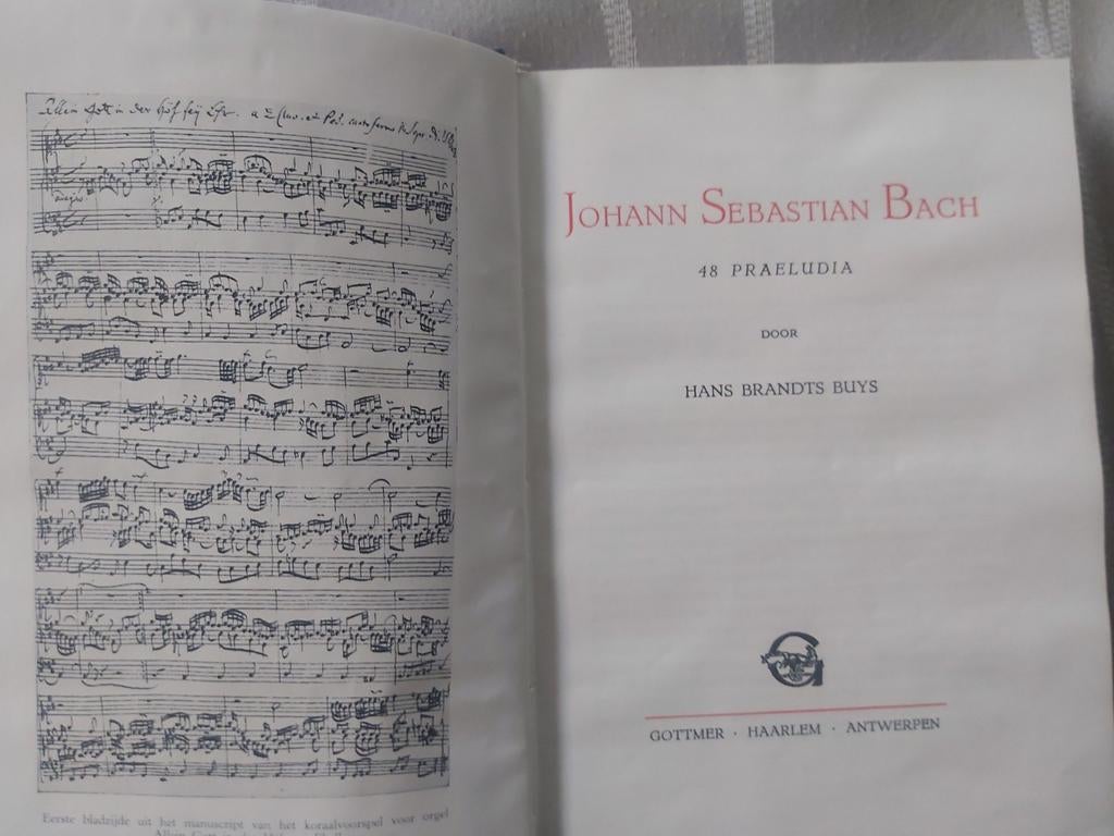 Johann Sebastian Bach.48 Praeludia, Livres, Poèmes & Poésie, Comme neuf, Enlèvement ou Envoi