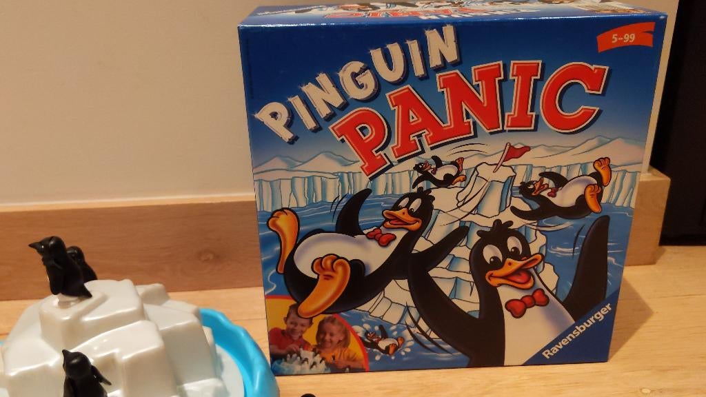 Pinguin Panic Ravensburger, Vijf spelers of meer, Ophalen, Nieuw, Ravensburger