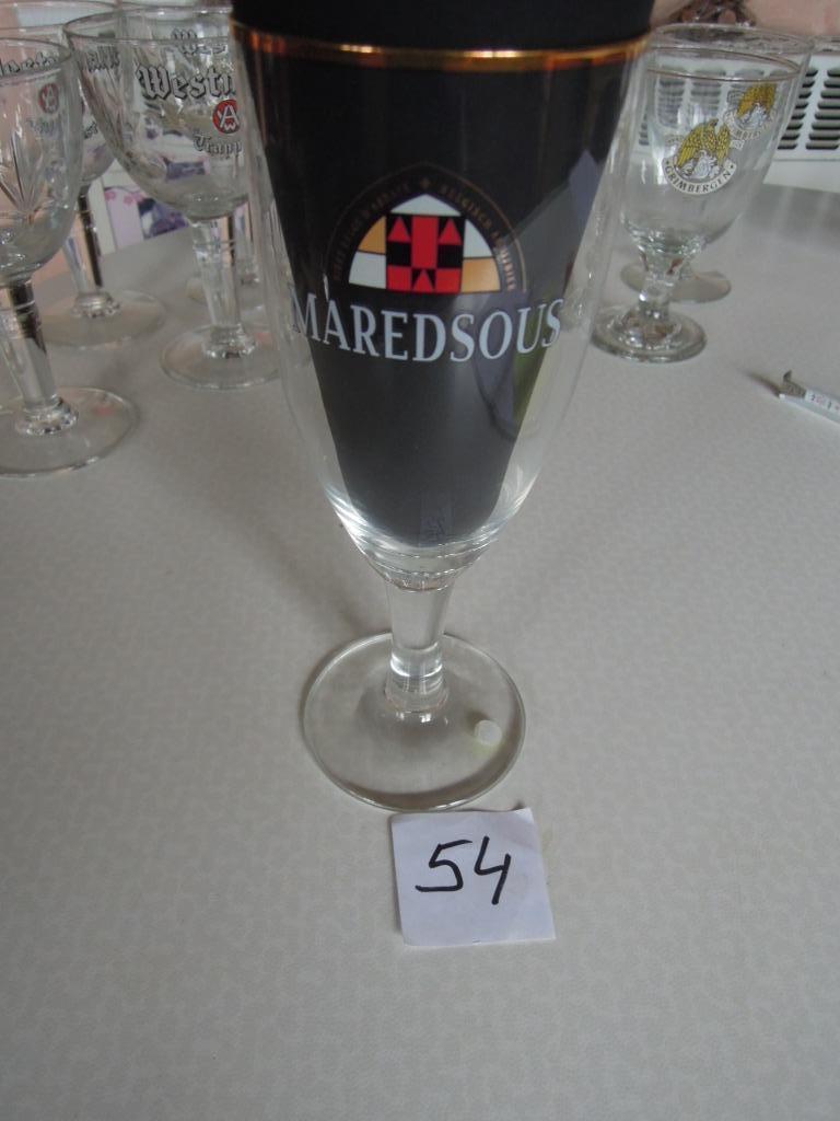 verres à bière Maredsous, Enlèvement ou Envoi, Comme neuf, Verre à bière