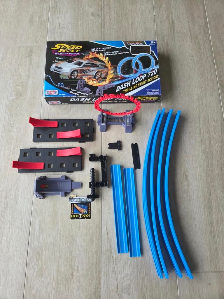 Speed way racebaan met looping, Ophalen, Zo goed als nieuw, Racebaan, Met looping