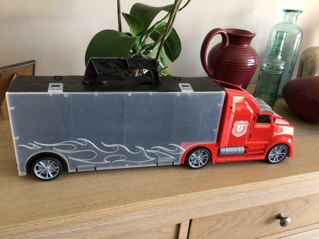 Camion pour le transport de voitures, Enfants & Bébés, Jouets | Véhicules en jouets, Utilisé, Enlèvement