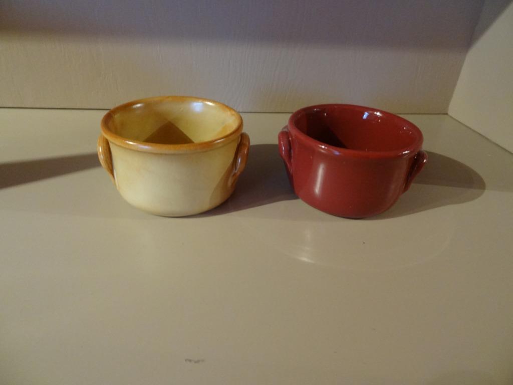 2 stenen potjes zo goed als nieuw, Ophalen of Verzenden, Zo goed als nieuw, Schaal of Schalen