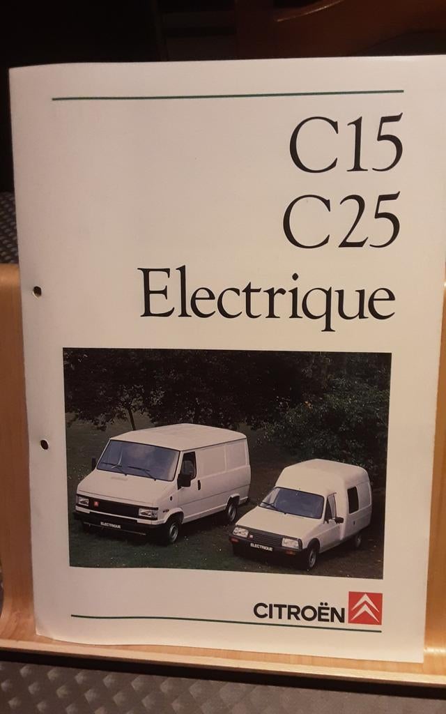 Citroën c 15 c 25 Electric  brochure, Enlèvement ou Envoi, Comme neuf, Citroën