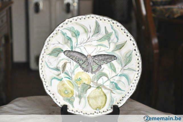 assiette papillon saint Paul, Ophalen of Verzenden