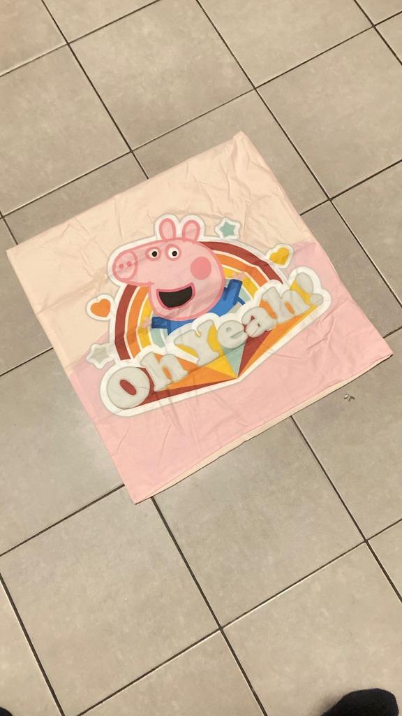 dekbedovertrek peppa pig, Ophalen, Zo goed als nieuw, Dekbedovertrek