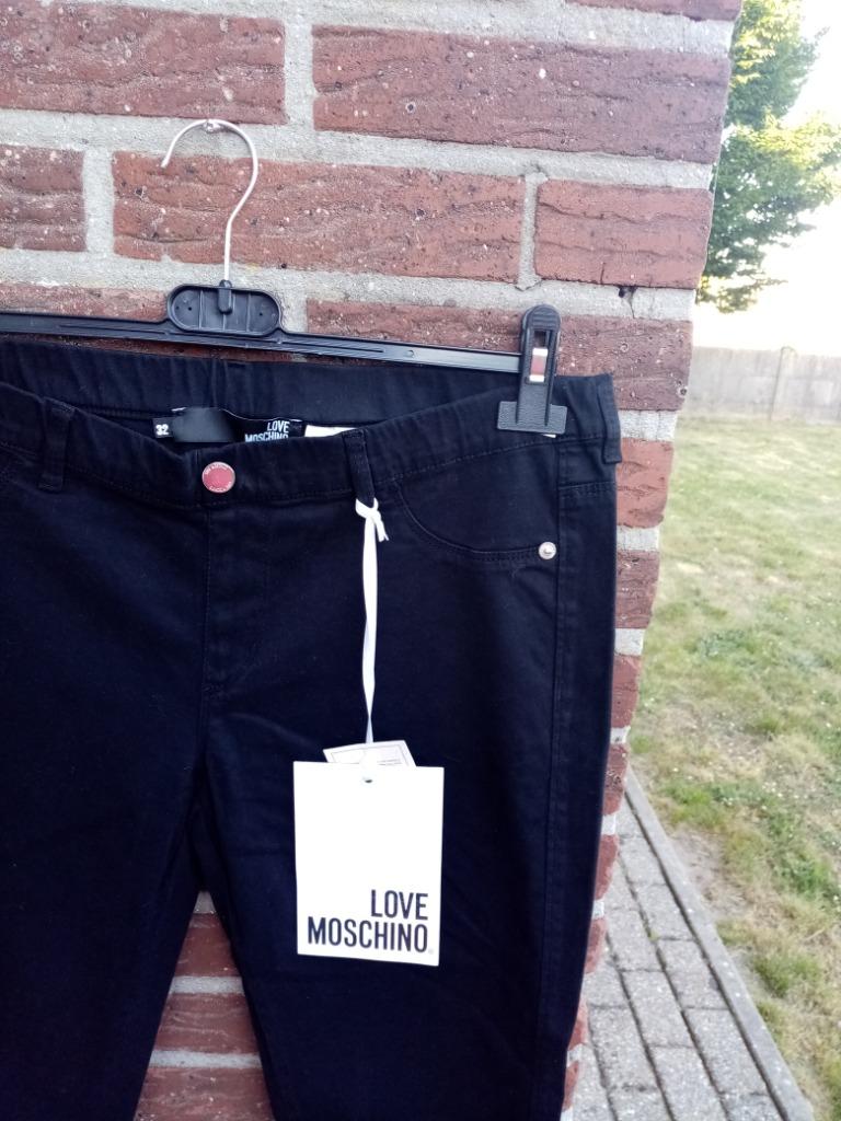 Dames broeken Love Moschino Mt31, Mt32, Mt33, Mt34, Love Moschino, Zwart, Maat 42/44 (L), Nieuw