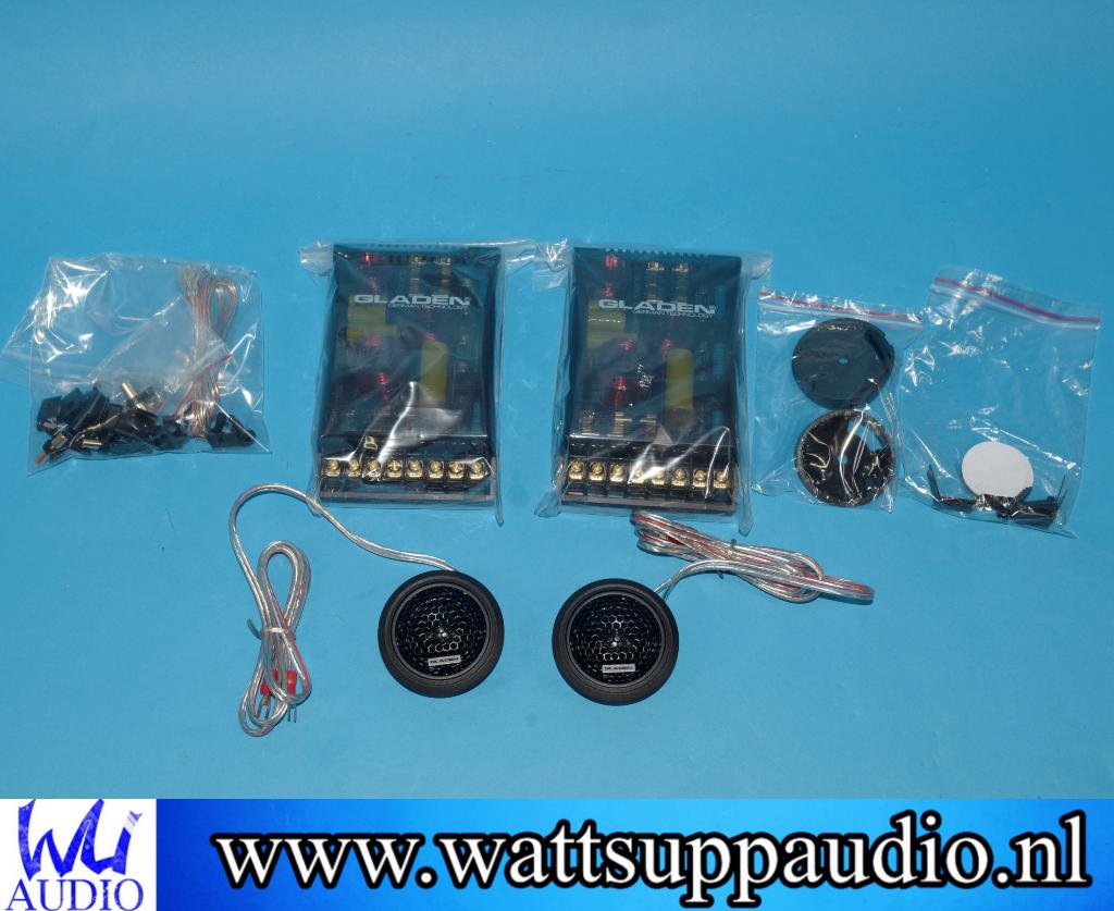 Gladen Zero Tweeters incl Crossovers / Filters, Auto diversen, Autospeakers, Ophalen of Verzenden, Nieuw
