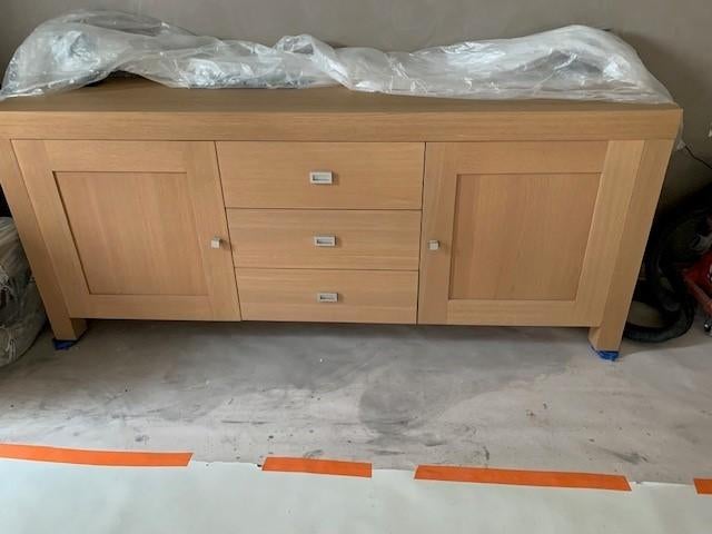 barkast en dressoir kast, Enlèvement, Utilisé, Autres essences de bois, Avec tablette(s)