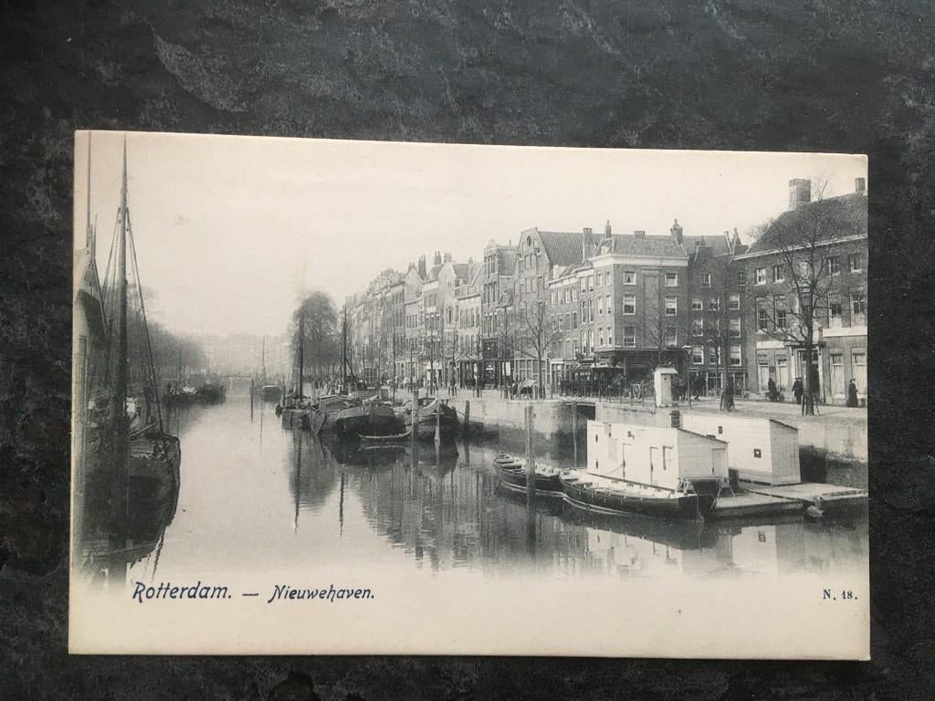 carte postale Rotterdam - Nouveau port, Collections, Cartes postales | Pays-Bas, Enlèvement ou Envoi