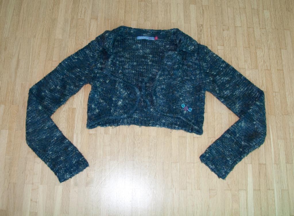 Gebreid bolero truitje - maat 152, Enlèvement ou Envoi, Comme neuf, Fille, Pull ou Veste