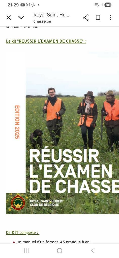 Avis à tous les chasseurs, Ophalen, Zo goed als nieuw