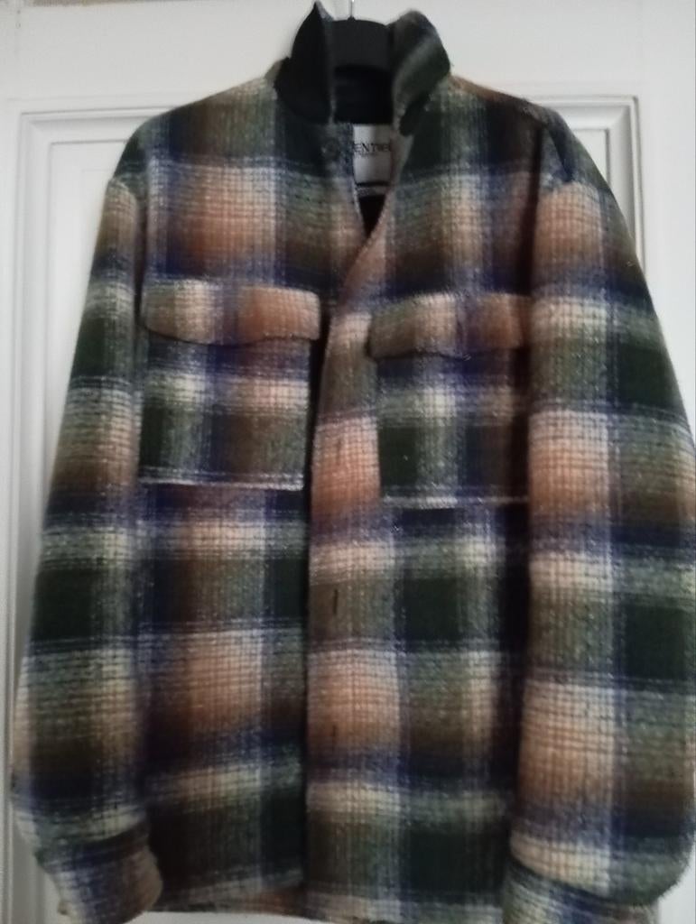 Veste à carreaux ESSENTIEL - Fabriquée en Italie, taille : M, Enlèvement ou Envoi, Comme neuf