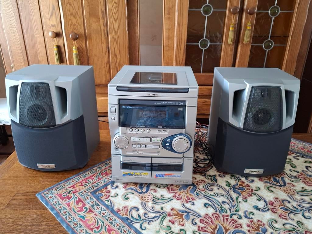 Aiwa stereo - keten, Ophalen, Zo goed als nieuw, Cd-speler
