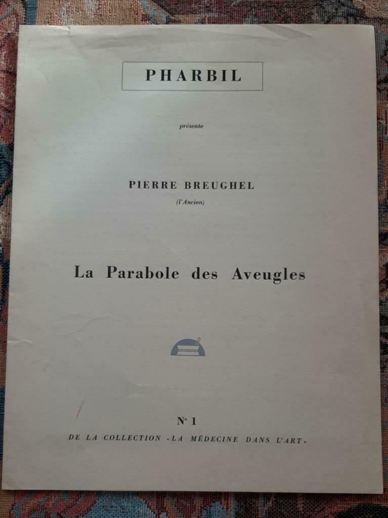 Publicité Pfizer Pharbil médecine dans l'art Breughel, Ophalen of Verzenden