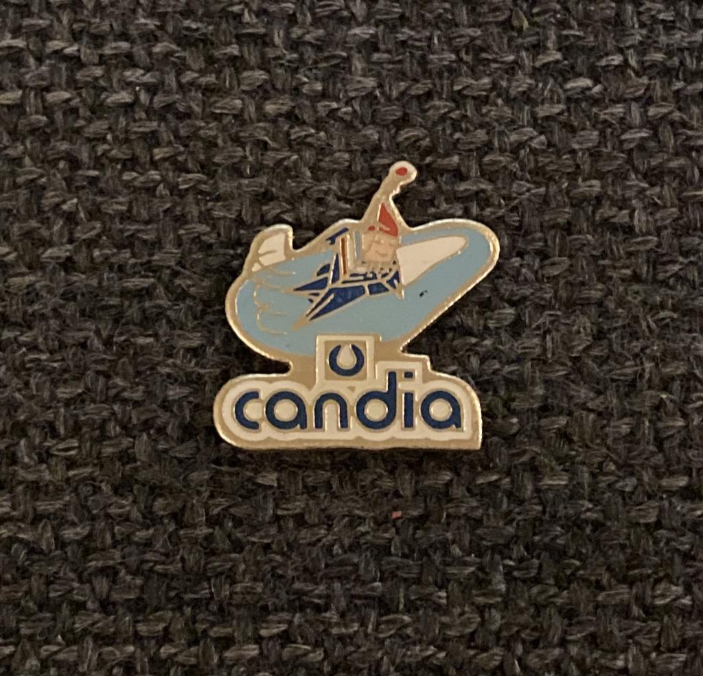 PIN - CANDIA - OLYMPISCHE SPELEN - JEUX OLYMPIQUES, Verzenden, Gebruikt, Sport, Speldje of Pin