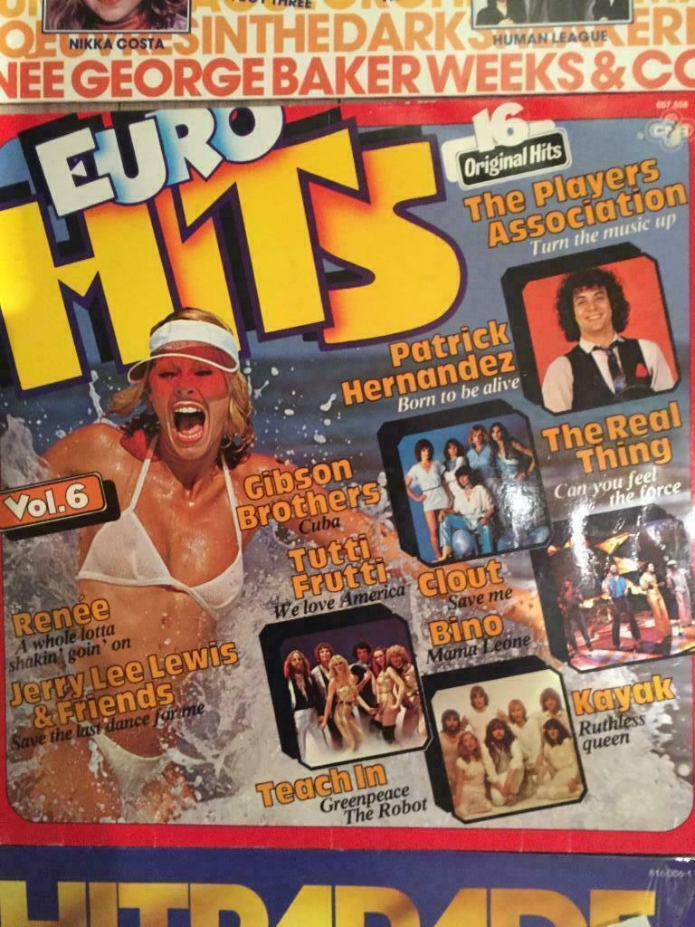 LP Euro Hits / Verzamel, Ophalen of Verzenden, Gebruikt
