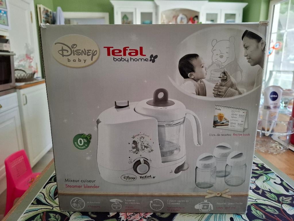 Cuiseur à vapeur mixeur Tefal pour aliments frais pour bébés, Enfants & Bébés, Enlèvement ou Envoi, Comme neuf, Autres types