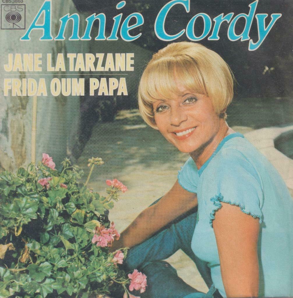 Annie Cordy – Jane la tarzane / Frida oum papa - Single, Enlèvement ou Envoi, Single, Utilisé, Pop