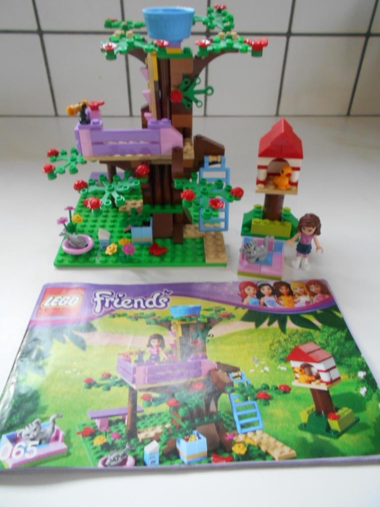 lego 3065 friends Olivia’s Tree House, Ophalen of Verzenden, Zo goed als nieuw, Complete set, Lego