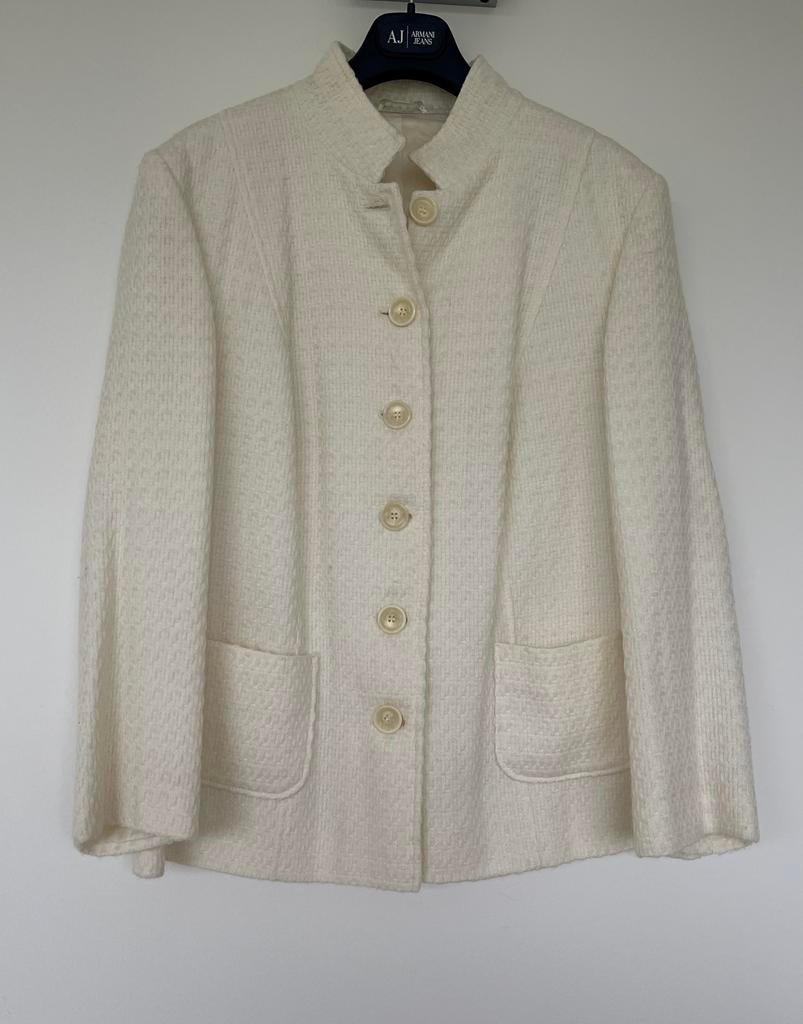 Jas Un Jour Ailleurs, Kleding | Dames, Wit, Maat 46/48 (XL) of groter, Un Jour Ailleurs, Ophalen of Verzenden