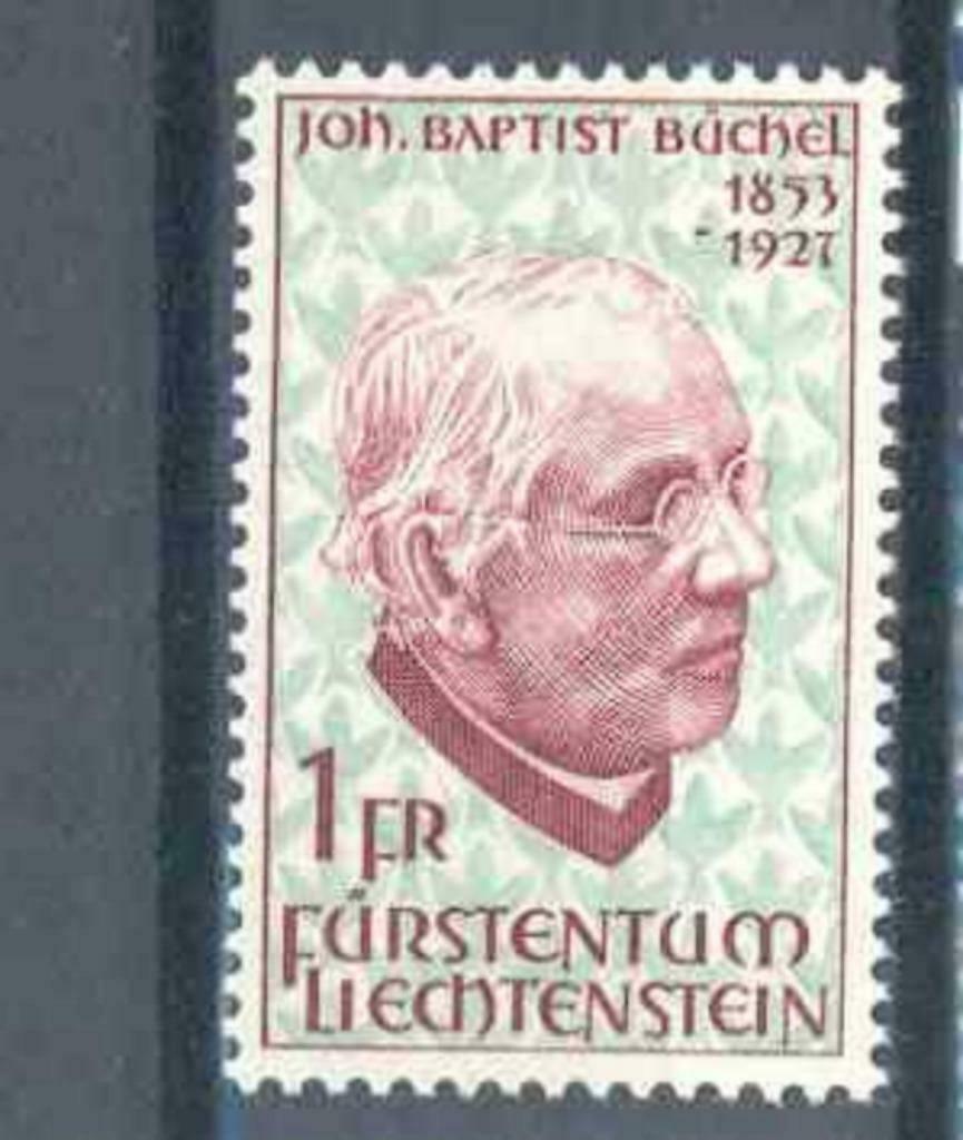 Liechtenstein 1967 Johann-Baptist Büchel priester/dichter **, Verzenden, Overige landen, Postfris