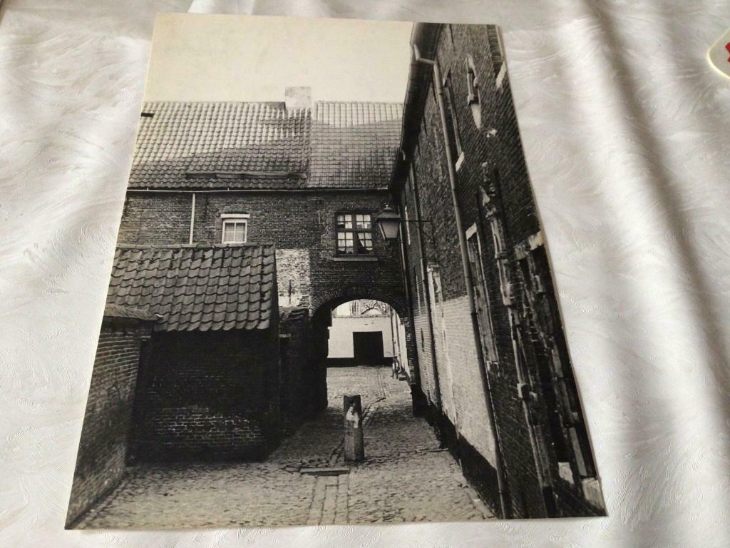 Oude foto kerkstraat begijnhof Diest Erfgoed Diest, Ophalen of Verzenden, Gebruikt, Foto