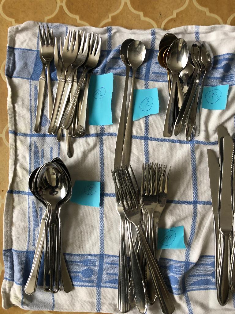 Coutellerie à vendre, Enlèvement ou Envoi, Comme neuf, Inox ou Chrome, Couverts en vrac