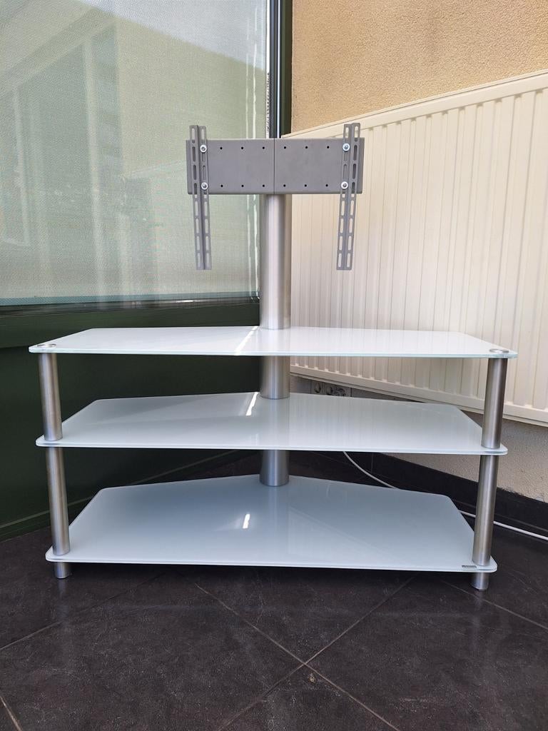 Spectral open glazen TV. Hoekmeubel glas, Enlèvement, Utilisé, Verre