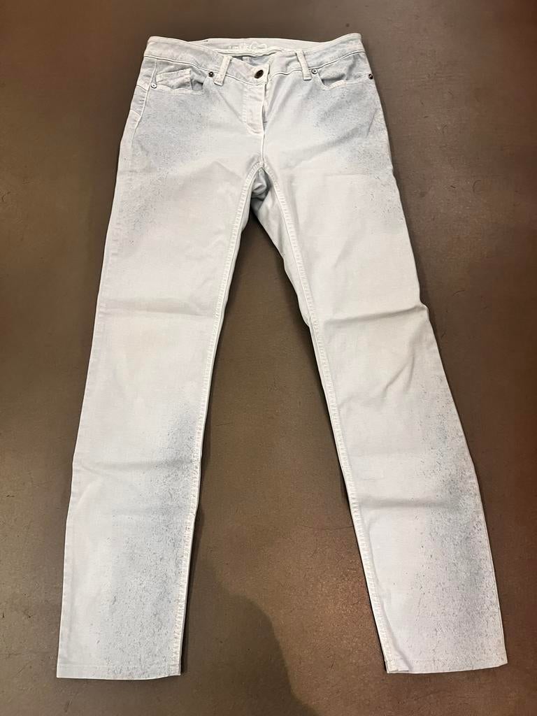 Airfield broek licht blauw Maat 38, Kleding | Dames, Broeken en Pantalons, Zo goed als nieuw, Maat 38/40 (M), Blauw, Lang, Ophalen of Verzenden