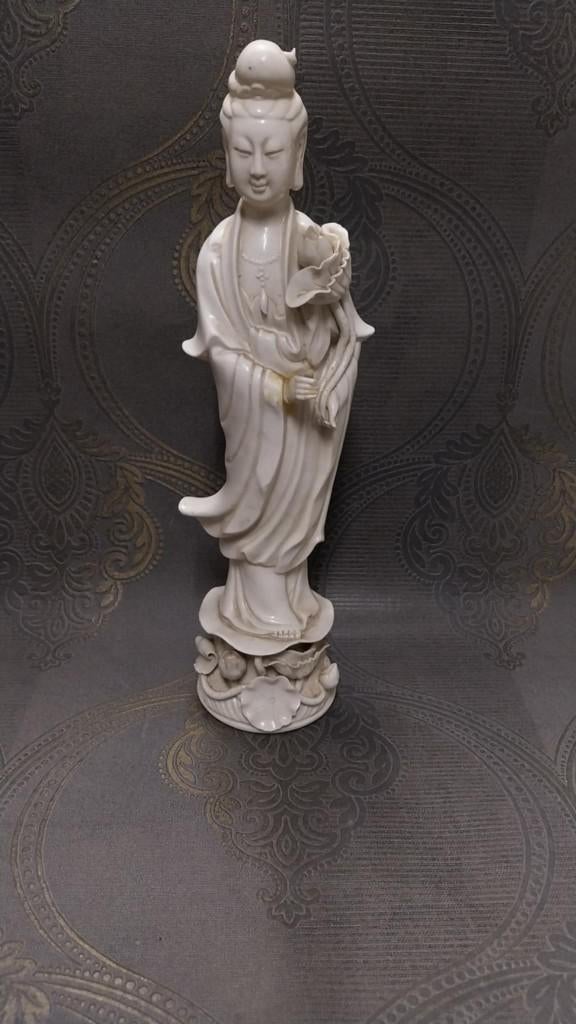 Statue chinoise ancienne 31 cm, Enlèvement ou Envoi, Utilisé, Humain