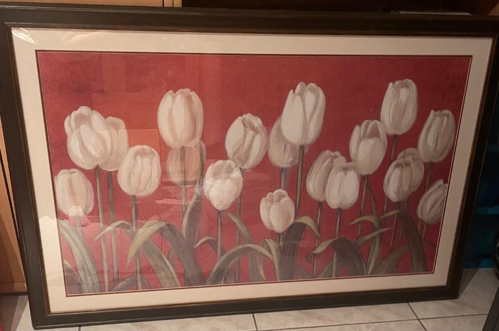 Kader bloemen, Antiek en Kunst, Ophalen
