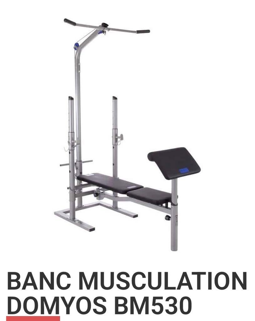 Banc de musculation BM 530, Enlèvement, Comme neuf